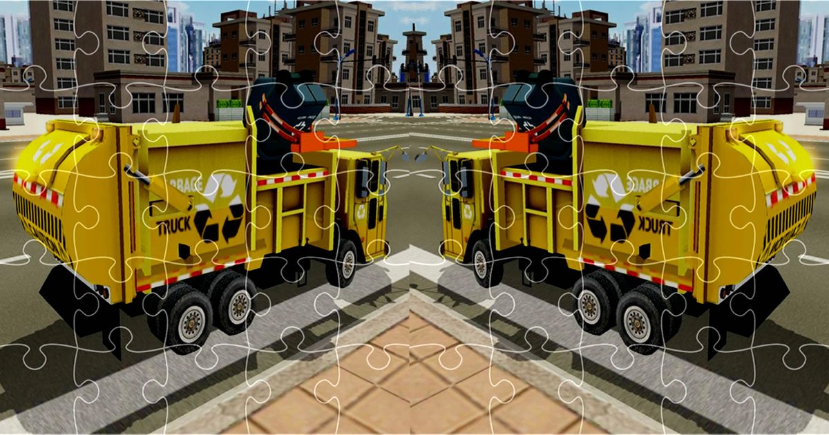 Garbage Trucks Jigsaw
